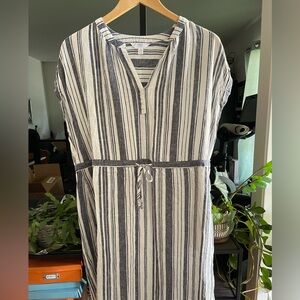 Linen blend dress